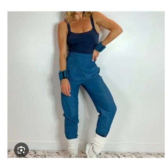 Free People Way Home Noiseless Wpmen's Blue Jumpsuit Size: S - Picture 1 of 7